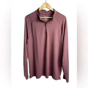 RHONE Session 1/4 Zip NWT XXL Maroon